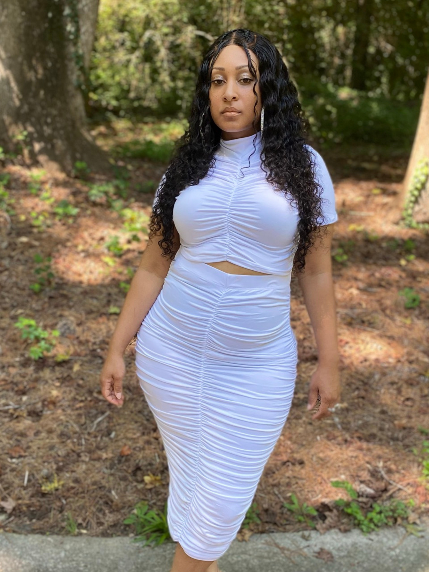 “Curvy Angel” Skirt Set