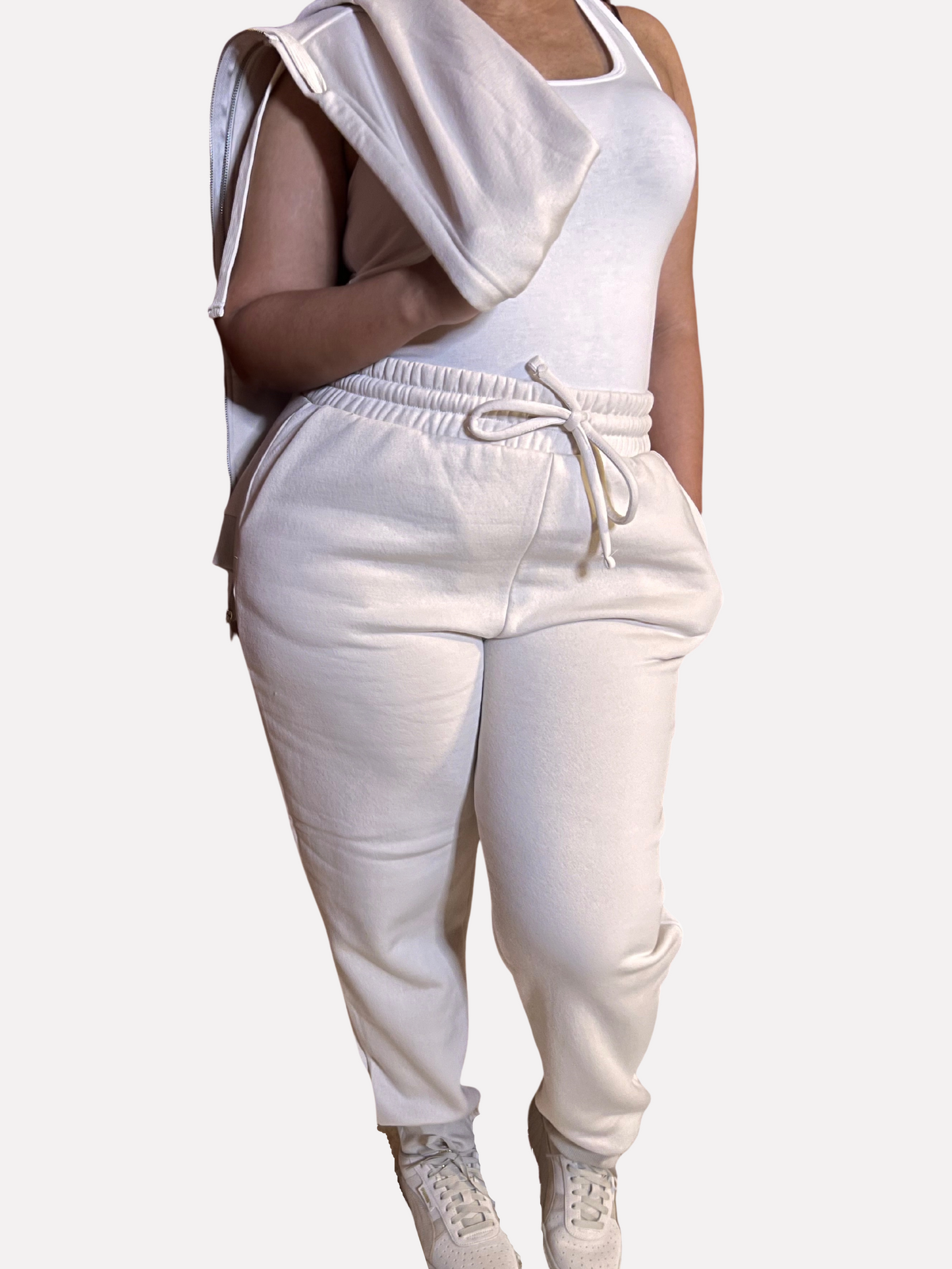 "Unzip Me" Curvaceously Chic Zipper Hoodie Jogger Set