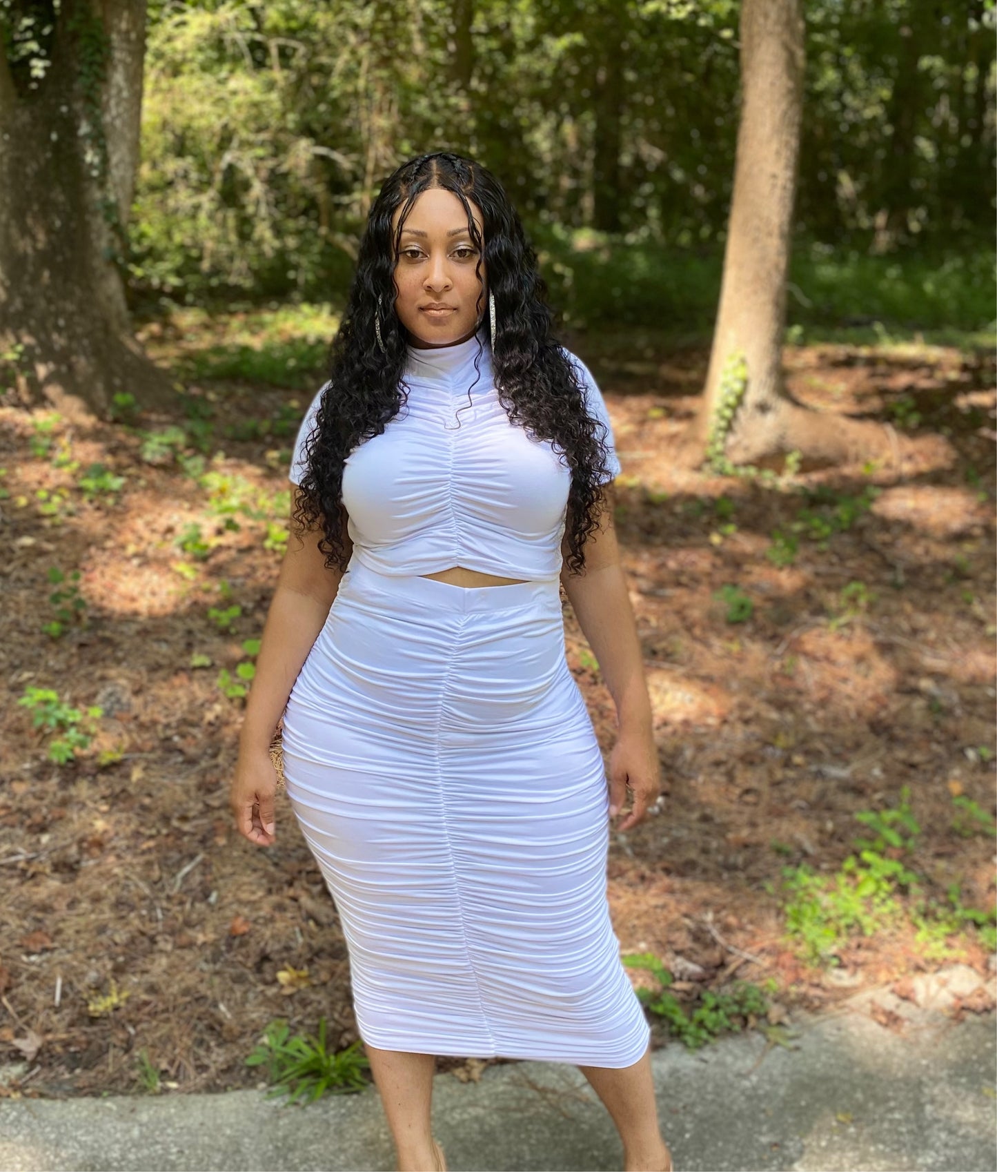 “Curvy Angel” Skirt Set