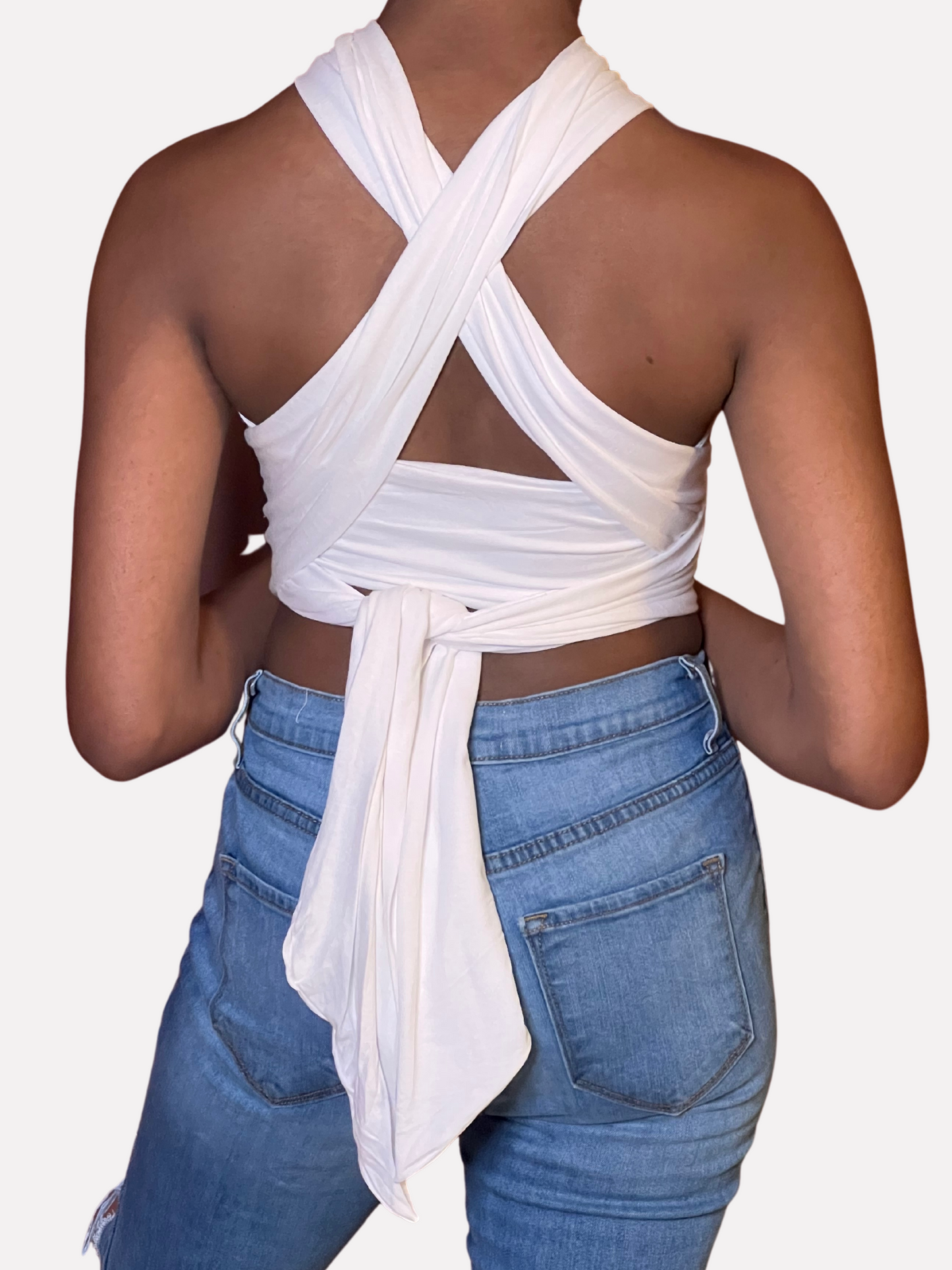 "You Got Me Twisted" Wrap Top